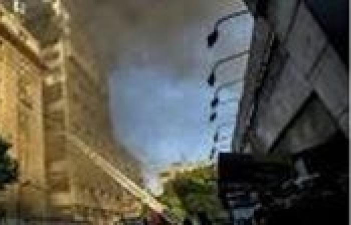 عاجل.. إخماد حريق محدود تجدد في سنترال رمسيس