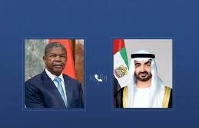 رئيسا الإمارات وأنجولا يبحثان هاتفيا تعزيز علاقات التعاون