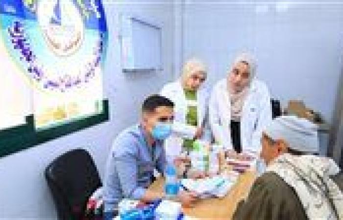 جامعة الأزهر تسير قافلة طبية وتنموية شاملة لخدمة أهالي قرية سنهور بكفر الشيخ