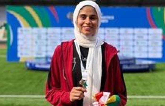 هنا هشام تفوز ببرونزية الوثب العالي في بطولة أفريقيا بنيجيريا تحت 20 سنة