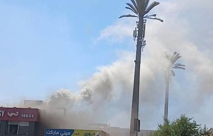 اندلاع النيران داخل مطعم شهير بمدينة 6 أكتوبر والدفع بسيارات الإطفاء