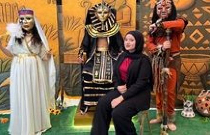 في مشروع تخرجها .."أمنية ممدوح" أردت أن تجعل النيل يتكلم فصنعت له وجوه تحمل رسالته