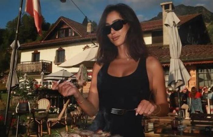 بسمة بوسيل تشعل السوشيال ميديا بإطلالة جريئة في سويسرا (صور)