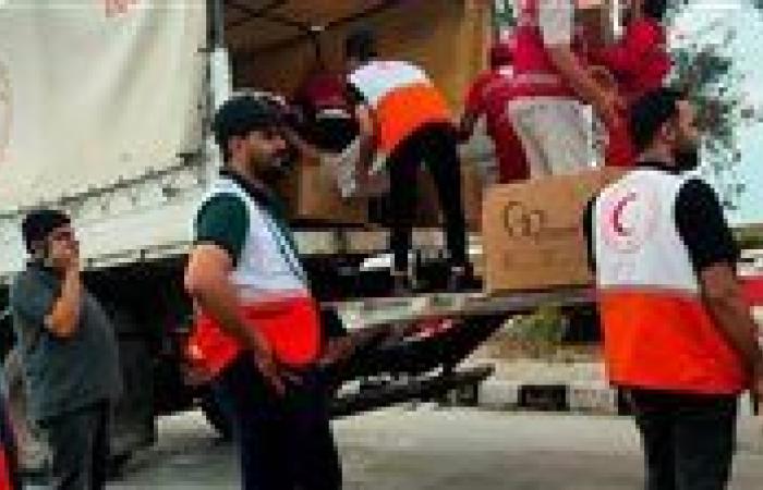الهلال الأحمر المصري يوضح تفاصيل قافلة المساعدات الجديدة الموجهة إلى قطاع غزة