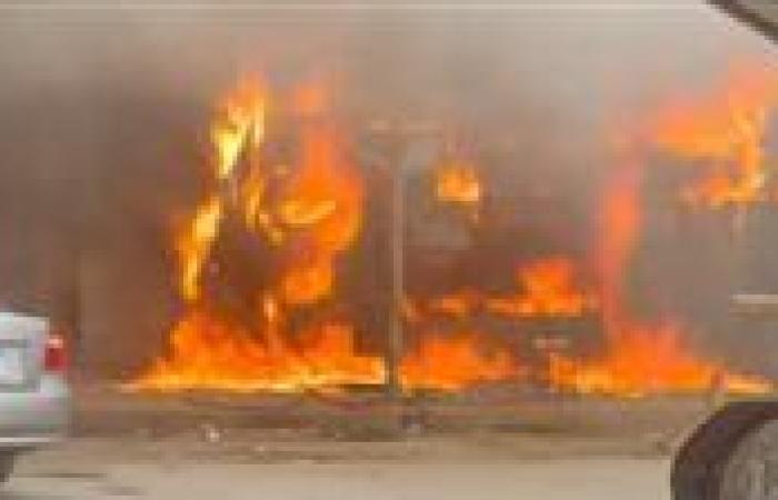 حريق كرم الشام المنتزه.. التفاصيل الكاملة بعد اندلاع النيران بالفيديو