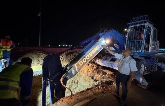 عاجل.. بعد أزمة الجيزة.. كسر مفاجئ يضرب خط مياه الشرب الرئيسي بـ"مارينا 6"