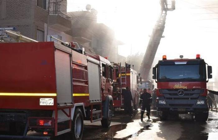 السيطرة على حريق مطعم أسماك بشارع فيصل