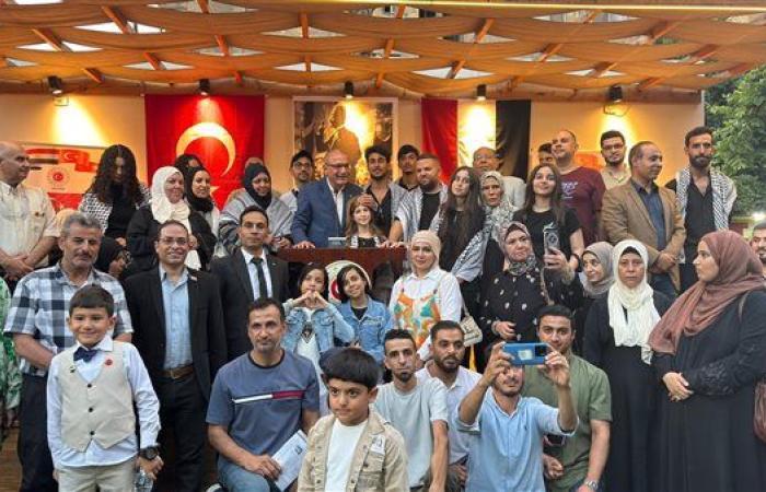 بالصور.. تفاصيل الاحتفالية التضامنية مع الفلسطينيين بالسفارة التركية بالقاهرة