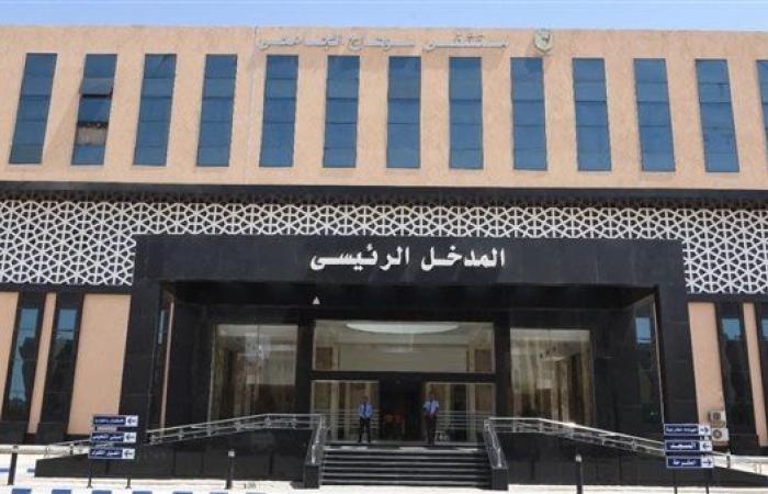 مستشفيات سوهاج الجامعية تستقبل ١٠ مصابين في انفجار اسطوانه بوتاجاز داخل مطعم سوهاج