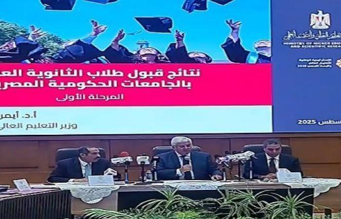 تفاصيل نتيجة تنسيق المرحلة الأولى 2025 لطلاب العلمي نظام قديم
