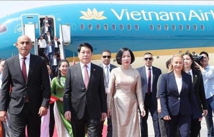 وزير التعليم يستقبل رئيس فيتنام وقرينته بمطار القاهرة