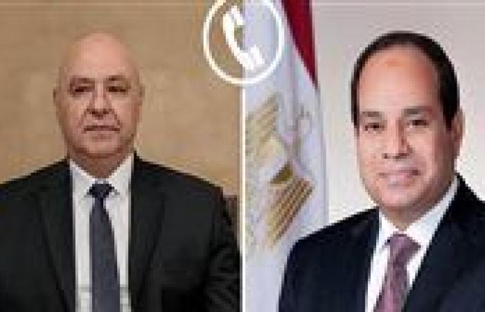 الرئيس السيسي و"عون" يؤكدان ضرورة إنهاء العدوان الإسرائيلي على غزة