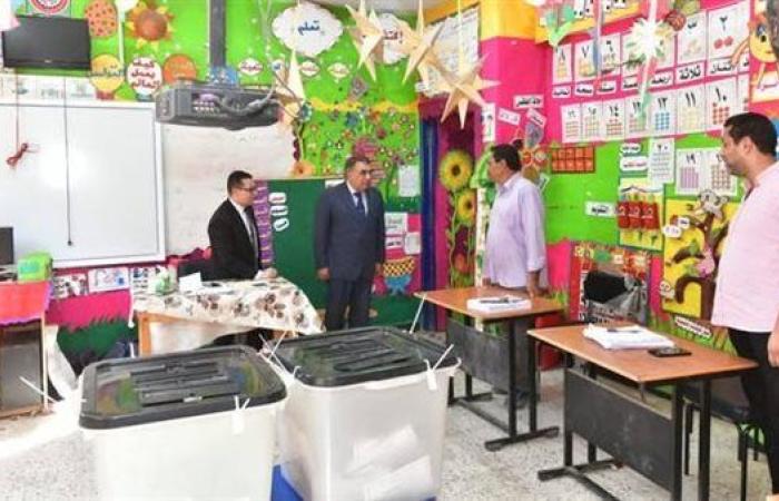 محافظ الدقهلية يفاجئ مجمع مدارس أجا الابتدائية ...
