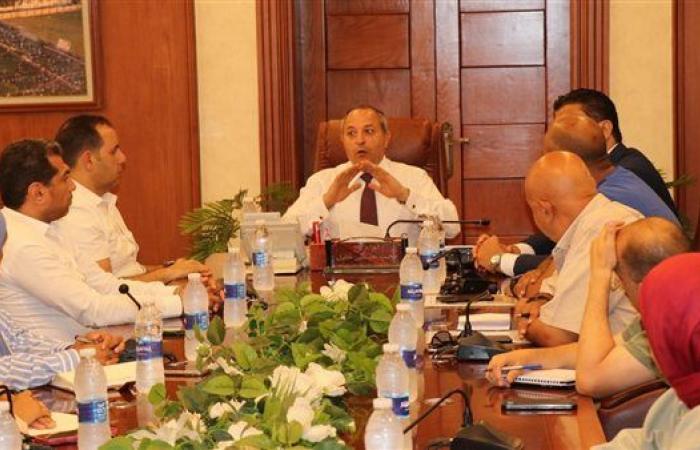 لجنة مركزية تتابع الموقف التنفيذي لمشروع استاد بورسعيد وتؤكد انتهاء أغلب الأعمال الإنشائية