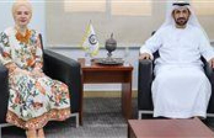 رئيس البرلمان العربي يلتقي مساعدة وزير الخارجية للشؤون البرلمانية بمصر والمندوب الدائم لمصر لدي الجامعة العربية