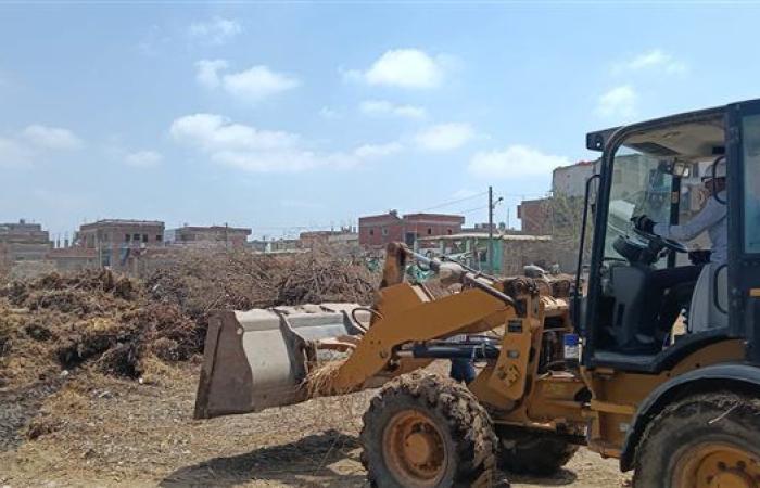 "استصلاح الأراضي" يزيل 83 حالة تعدي ويقنن أوضاع 311 حالة ويواصل تطهير المساقي