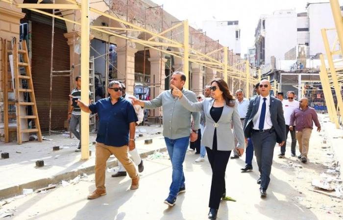 وزيرة التنمية المحلية: 90% نسبة إنجاز تطوير سوق العتبة بالقاهرة بتكلفة 38 مليون جنيه