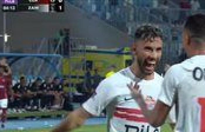 الدوري المصري الممتاز: ناصر ماهر يسجل الهدف الأول للزمالك في مرمى سيراميكا كليوباترا في الدقيقة 84
