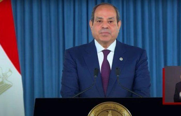 الرئيس السيسي يشدد على استمرار الجهود المصرية المكثفة لوقف إطلاق النار في قطاع غزة