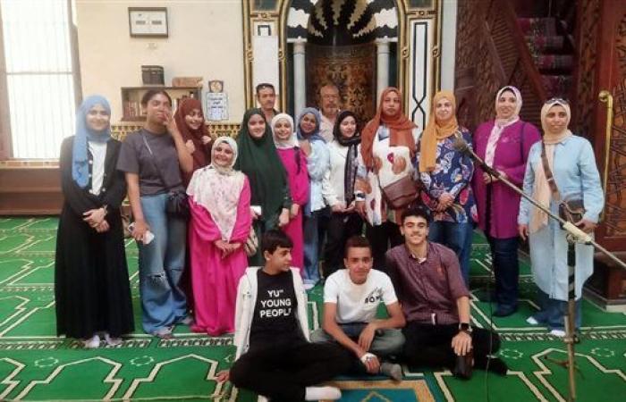 زيارة لطلبة منتدى الطفل لمسجدي محمد علي الكبير وعبد العزيز رضوان بالزقازيق
