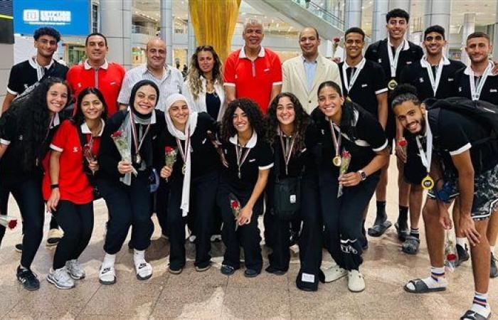 استقبال رسمي لمنتخب كرة السلة للشباب تحت ٢٣ سنة بعد حصد لقب أفريقيا