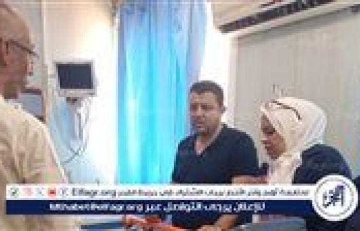 وكيل صحة بني سويف يطمئن على حالة مصابي الصحراوي الشرقي بمستشفى الواسطى