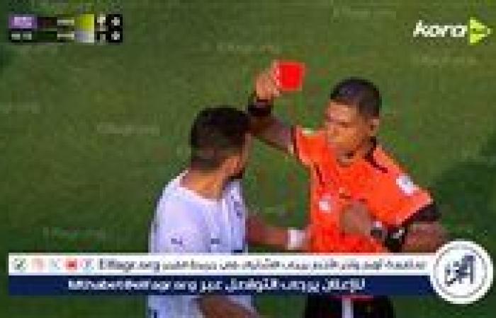 أسرع طريق لغرفة الملابس.. وليد الكرتي يكتب أول طرد في موسم الدوري الجديد بعد 17 دقيقة