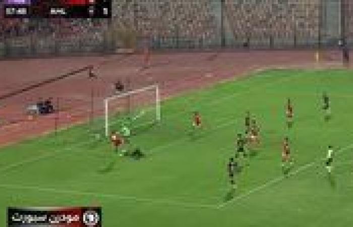 الدوري المصري الممتاز: حسام حسن يسجل هدف التعادل لمودرن سبورت في مرمى الأهلي في الدقيقة 57