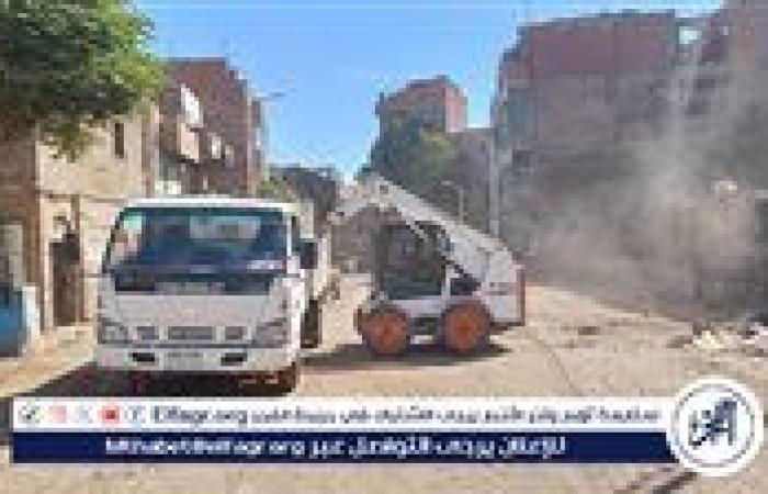 حملات مكبرة لرفع كفاءة منظومة النظافة بقرى مركز الفتح فى أسيوط