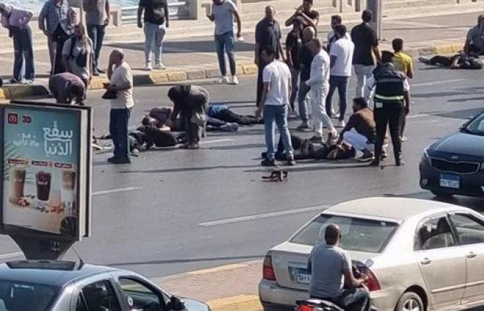 حبس السائق المتهم في حادث دهس ميكروباص بكورنيش الإسكندرية