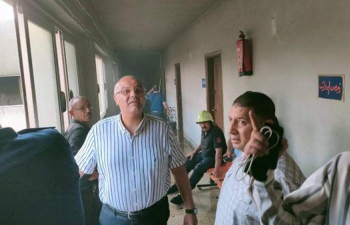 محافظ القليوبية يتابع حريقا محدودا في حي شرق شبرا الخيمة