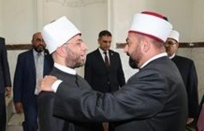وزير الأوقاف يستقبل مفتي عام المملكة الأردنية الهاشمية