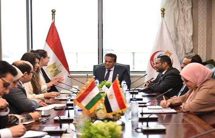 وزير الصحة يبحث تعزيز التعاون الصحي مع سفيرة المجر بالقاهرة