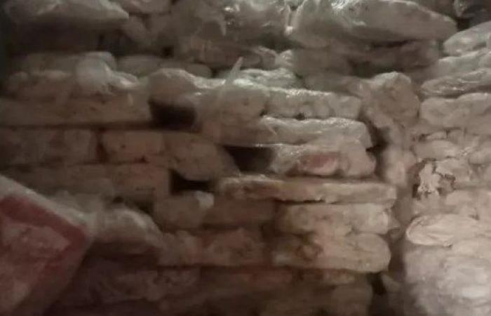 ضبط 38 طن لحم مفروم ودهون غير صالحة للاستهلاك داخل مصنع بكرداسة