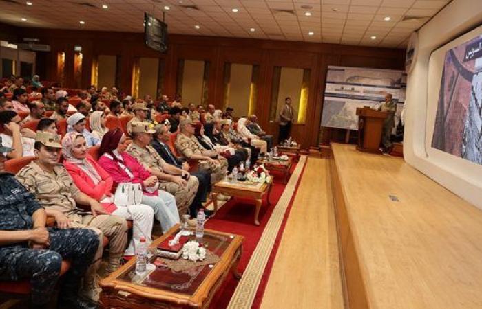 رئيس هيئة قناة السويس يستعرض مستجدات مشروعات تطوير القناة لوفد كلية الحرب العليا