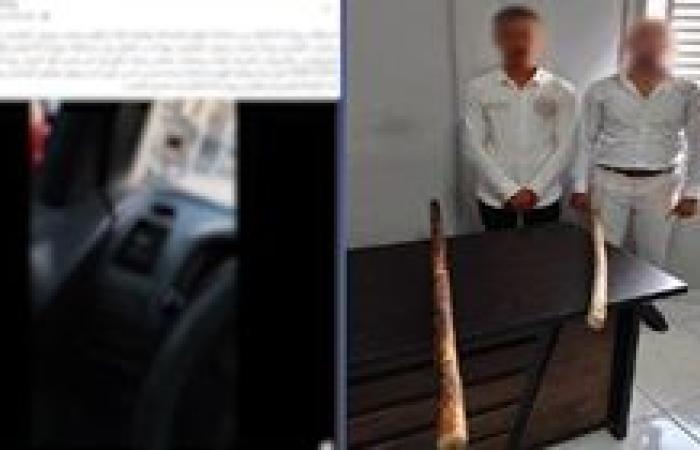 ضبط شخصين تعدوا علي أخر "بعصى خشبيه" متحدثين تلفيات بسيارته في البحيرة