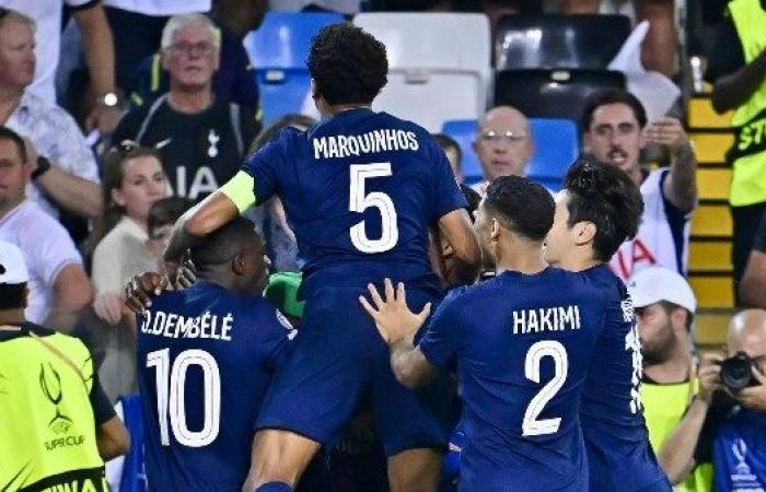 بركلات الترجيح.. باريس سان جيرمان بطلا لكأس السوبر الأوروبي بعد الفوز على توتنهام