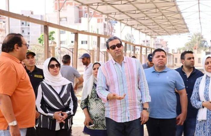 محافظ دمياط يتابع أعمال تطوير سوق فارسكور