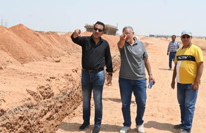 رئيس جهاز العاشر يتفقد أعمال المرافق بين A2 وA5 ويوجّه بسرعة الإنجاز