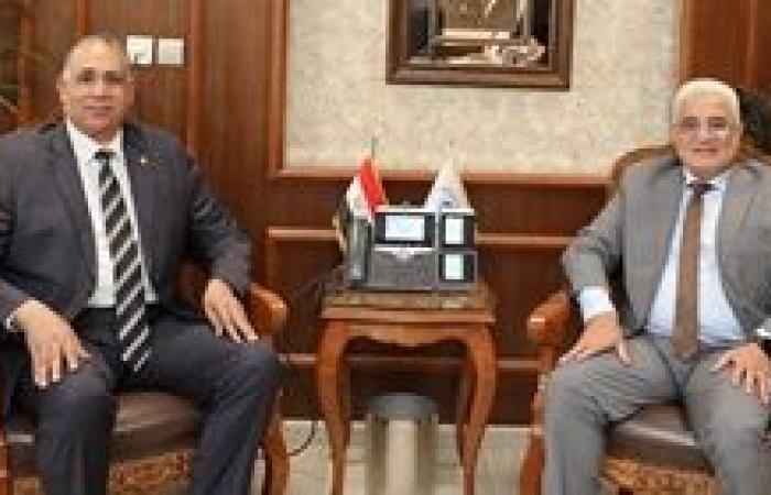 جمال عوض وعبدالحليم علاء لبحثان سبل التعاون في ملف التأمينات الاجتماعية