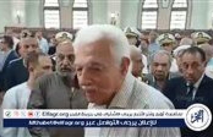 أحدث ظهور لأحمد نظيف في جنازة الدكتور علي المصيلحي.. علامات التقدم في العمر تلفت الأنظار