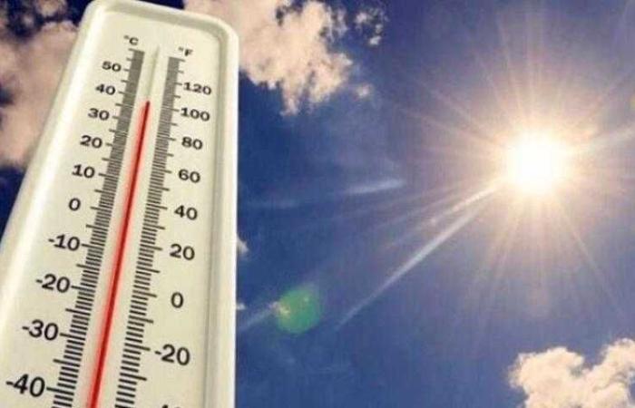 طقس شديد الحرارة غدا ورطوبة مرتفعة والعظمى بالقاهرة 38 درجة