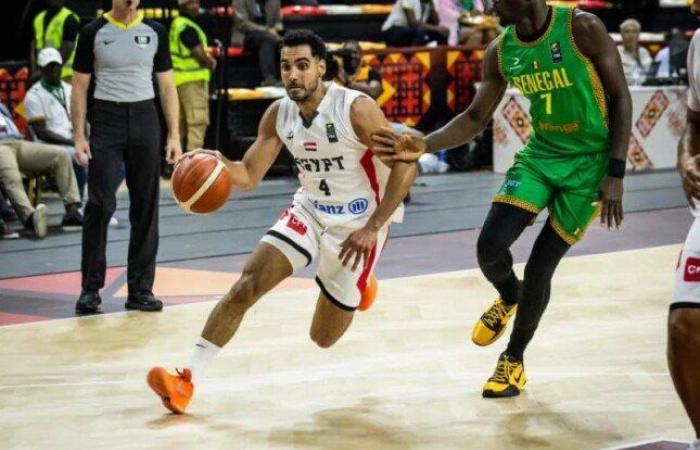 منتخب مصر يهزم السنغال ويتصدر المجموعة الرابعة ببطولة الأفروباسكت