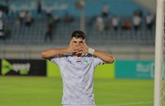 عبد الرحيم دغموم رجل مباراة المصري وطلائع الجيش