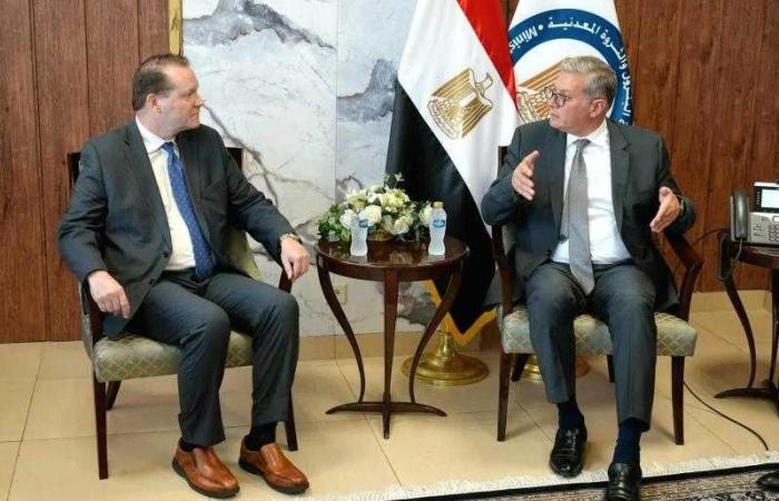 وزير البترول يبحث مع شركة أنرجوس العالمية التعاون القائم في سفن التغييز