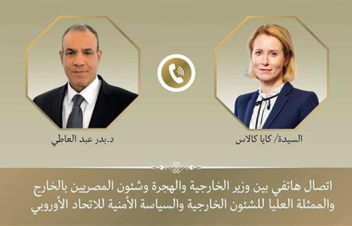 اتصال هاتفي بين وزير الخارجية والممثلة العليا للشئون الخارجية والسياسة الأمنية للاتحاد الأوروبي