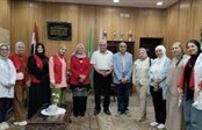 جامعة المنوفية تشارك في المبادرة الرئاسية 100 يوم صحة بكلية الحاسبات والمعلومات