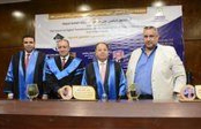 رئيس جامعة حلوان يستقبل الدكتور محمد معيط وزير المالية السابق