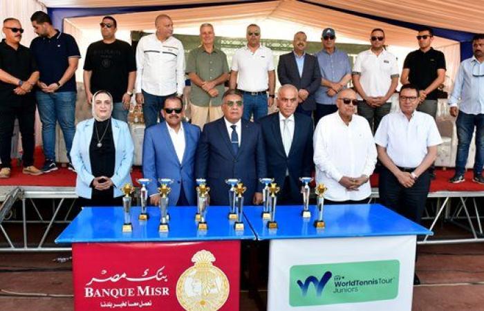محافظ الدقهلية يشهد ختام البطولة الدولية للتنس الأرضي J100 بنادي جزيرة الورد ...صور