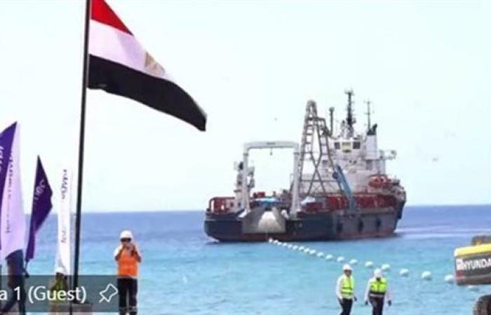 إنزال أول كابل بحري مباشر بين مصر والأردن منذ 25 عاما